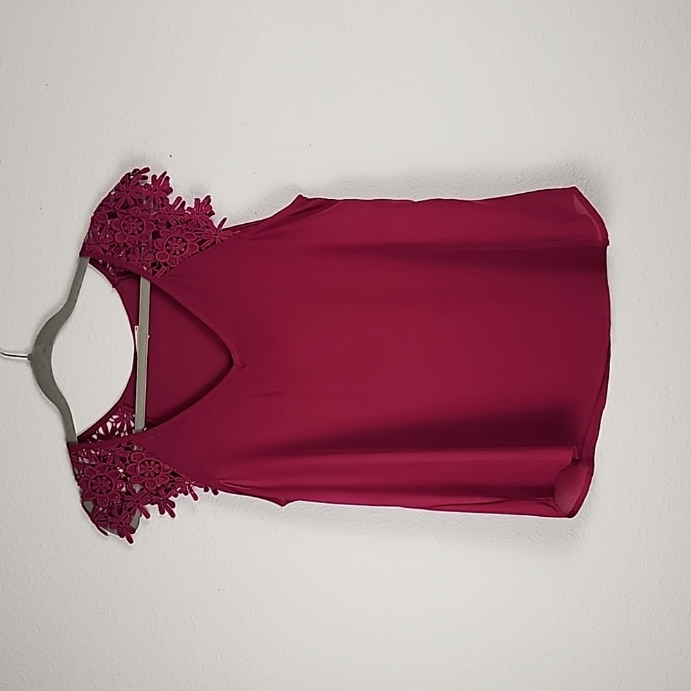 Halleck Crochet Sleeve Blouse